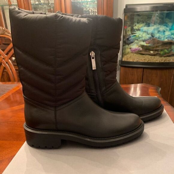 Aquatalia Lori waterproof stain resistant technology leather Italian boot size 6 - Picture 12 of 13